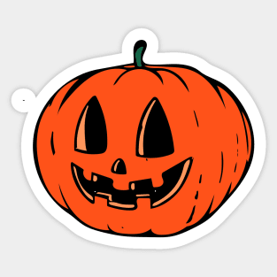 Pumpkin head halloween Sticker